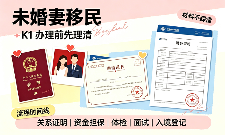 K1未婚妻移民｜这篇帮你理清！